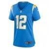 Derius Davis Los Angeles Chargers Nike Women's Team Game Jersey - - Side View