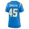 Tuli Tuipulotu Los Angeles Chargers Nike Women's Team Game Jersey - - Detail View