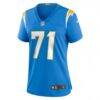 Jordan McFadden Los Angeles Chargers Nike Women's Team Game Jersey - - Side View