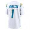 Quentin Johnston Los Angeles Chargers Nike Away Game Jersey - White - Detail View