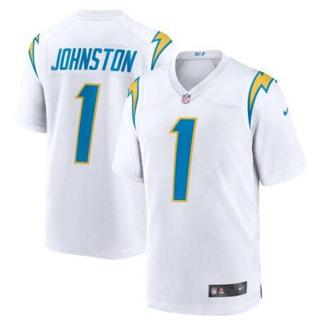 Quentin Johnston Los Angeles Chargers Nike Away Game Jersey - White - Front View
