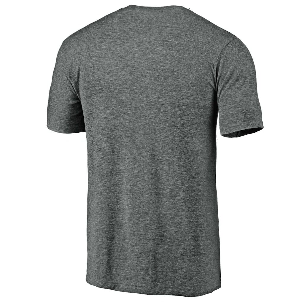 Atlanta Braves Official Logo Tri-Blend T-Shirt – Heather Gray
