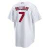 Matt Holliday St. Louis Cardinals Nike Home Retired Player Replica Jersey - White - Detail View