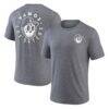 Los Angeles Dodgers Hometown Collection Sugar Skull Tri-Blend T-Shirt - - Front View