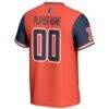 Illinois Fighting Illini GameDay Greats Youth NIL Pick-A-Player Lightweight Softball Jersey - Orange - Detail View