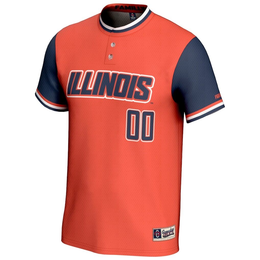 Illinois Fighting Illini GameDay Greats Unisex  NIL Pick-A-Player Lightweight Softball Jersey