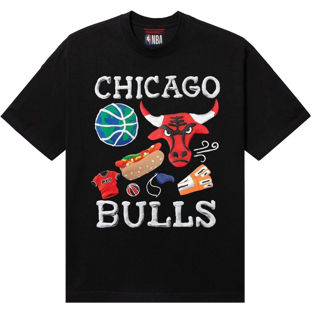 Chicago Bulls NBA x MARKET Unisex Claymation T-Shirt