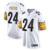 Joey Porter Jr. Pittsburgh Steelers Nike Away Game Jersey - White - Front View