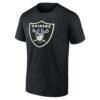Las Vegas Raiders Logo Athletic Primary Logo T-Shirt - Black - Detail View