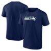 Seattle Seahawks Logo Athletic Primary Logo T-Shirt - - Front View