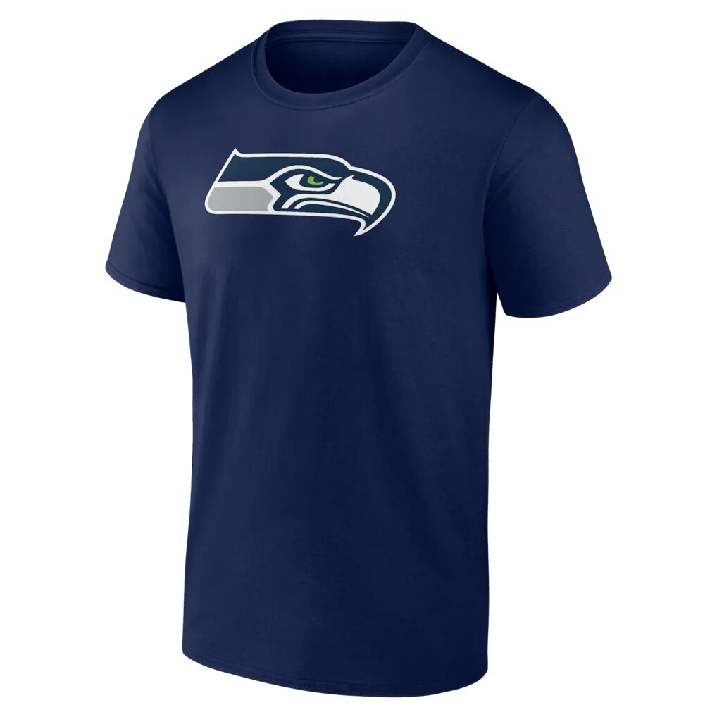 Seattle Seahawks Logo Athletic Primary Logo T-Shirt – College Navy