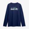 Seattle Seahawks Logo Athletic Primary Logo Long Sleeve T-Shirt - - Front View