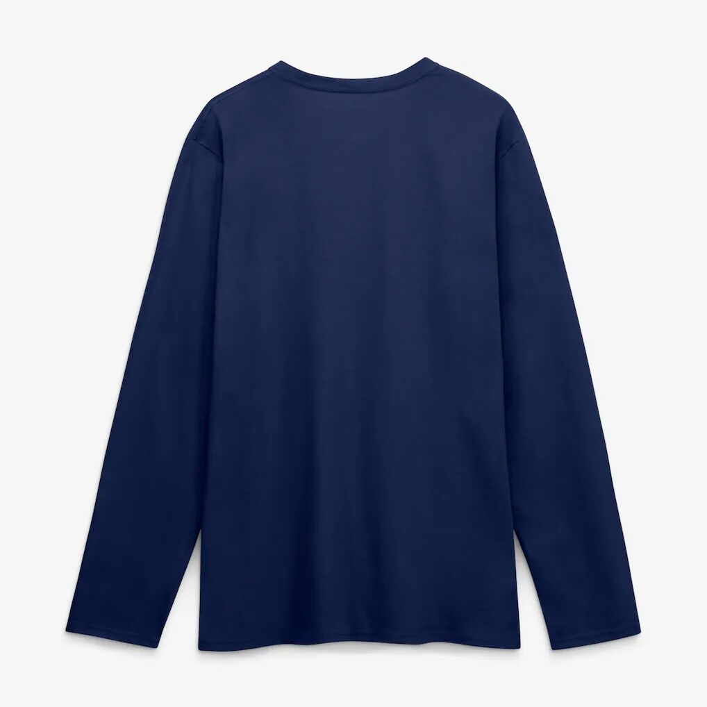 Seattle Seahawks Logo Athletic Primary Logo Long Sleeve T-Shirt – College Navy