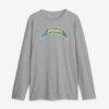 Los Angeles Chargers Logo Athletic Primary Logo Long Sleeve T-Shirt - - Front View