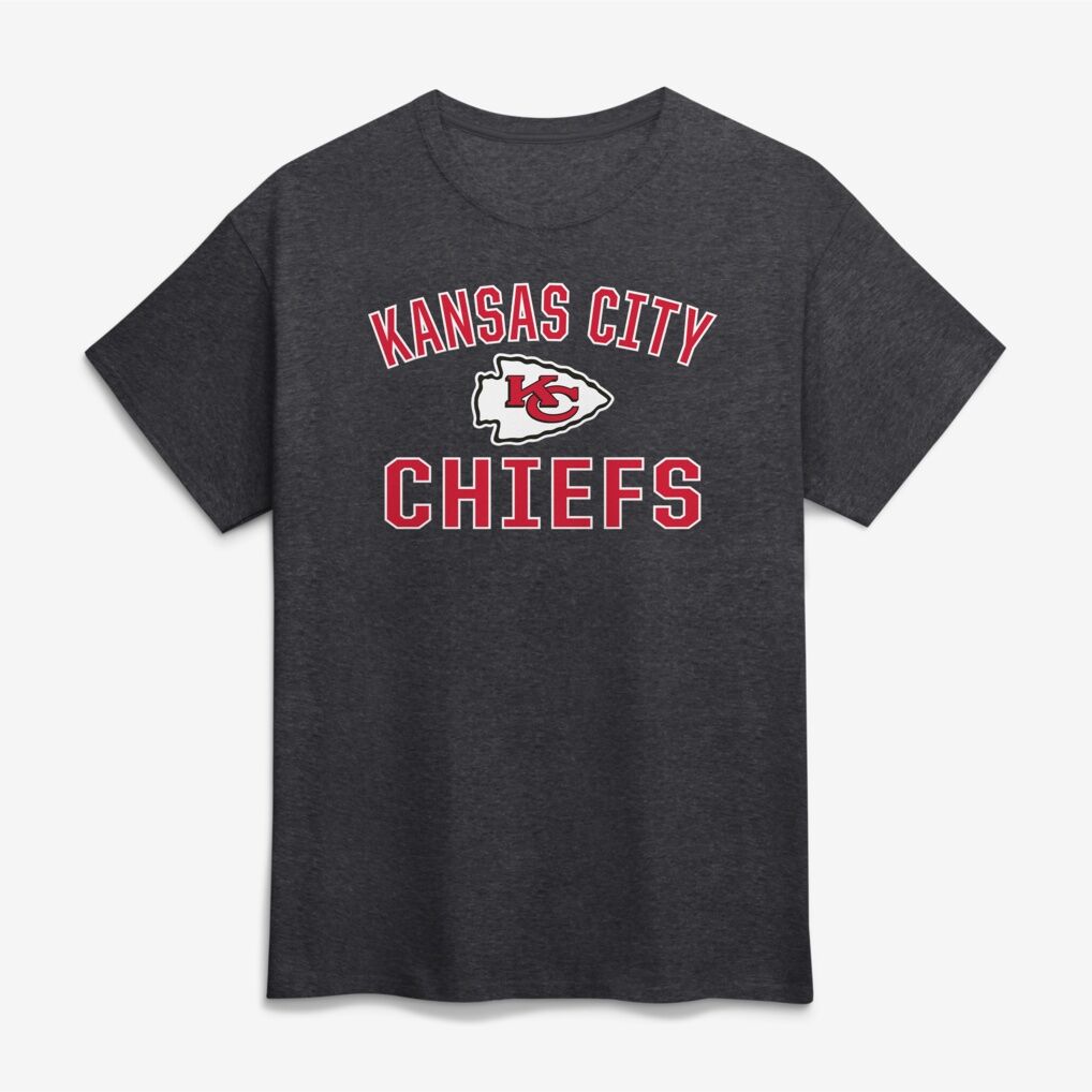 Kansas City Chiefs Logo Athletic Cotton Victory Arch T-Shirt