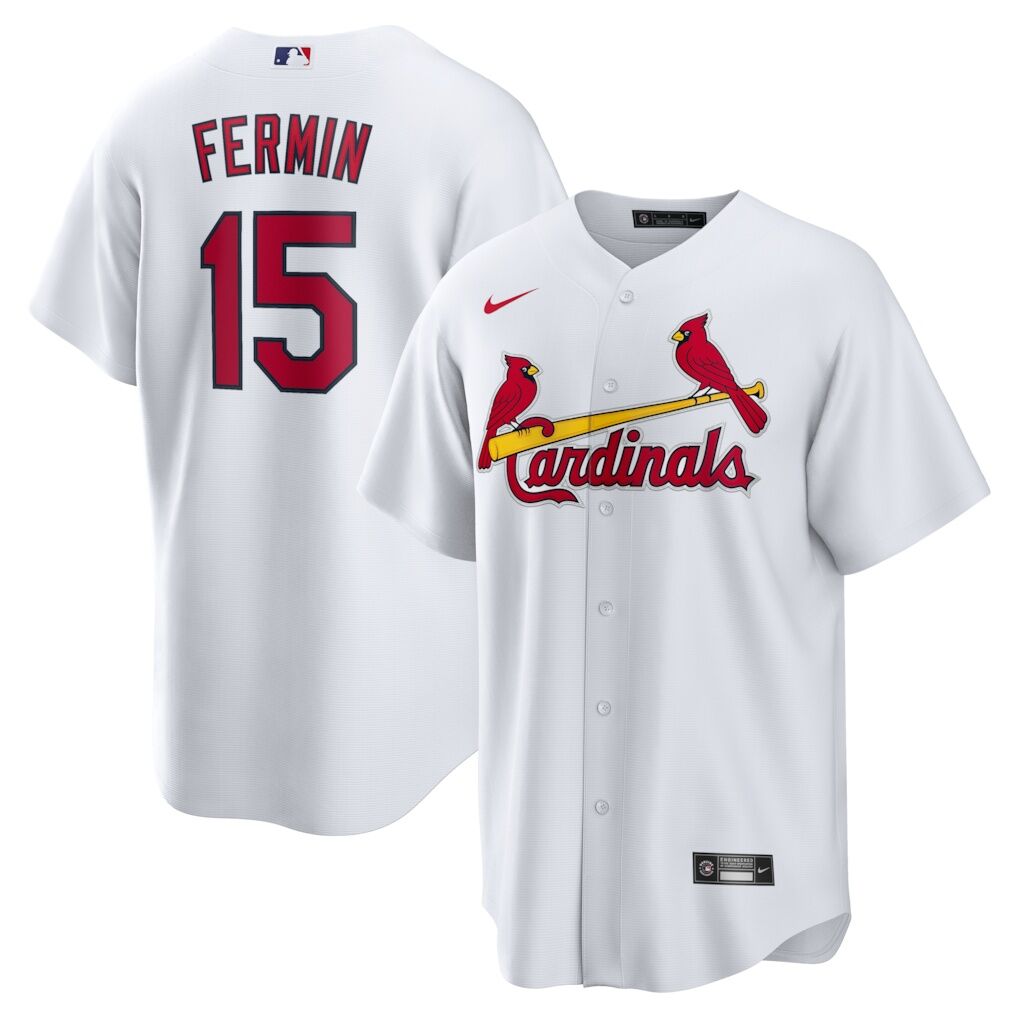 José Fermín St. Louis Cardinals Nike Home Replica Jersey