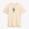 Los Angeles Dodgers Nike City Connect 2-Hit T-Shirt - Cream - Front View