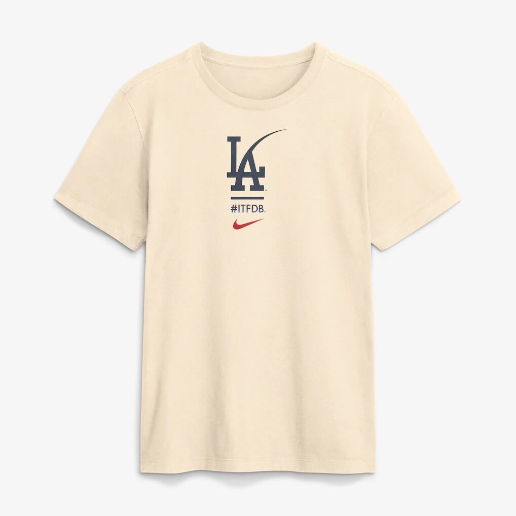 Los Angeles Dodgers Nike City Connect 2-Hit T-Shirt