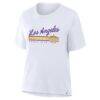 Los Angeles Kings Fashion7 Women's Hometown Premium Legacy T-Shirt - White - Side View