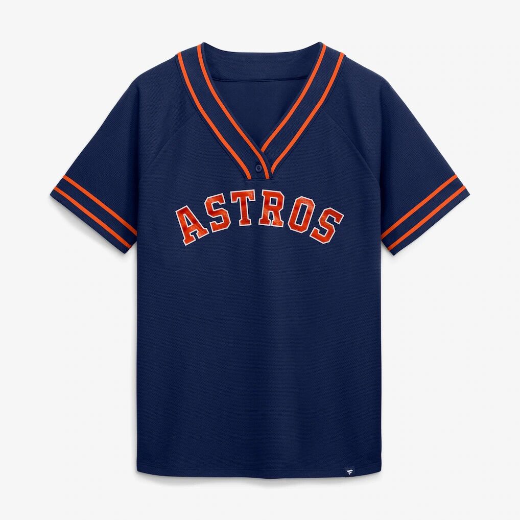 Houston Astros Fashion7 Women’s Diva Race Ahead Raglan V-Neck T-Shirt