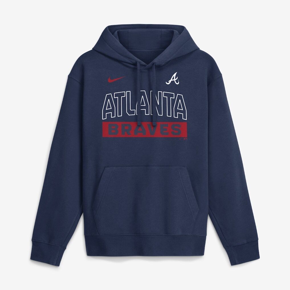 Atlanta Braves Nike Primetime Club Hoodie