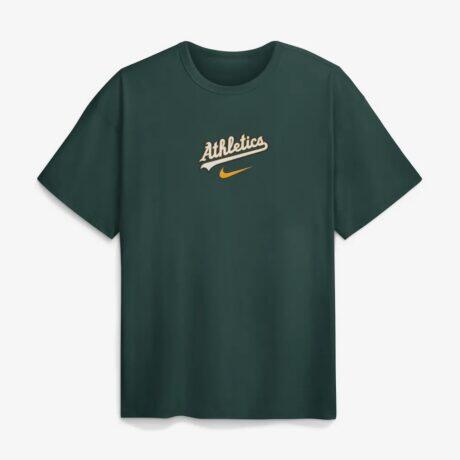 Athletics Nike City Name Max90 T-Shirt - Green - Front View