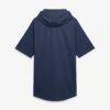 Atlanta Braves Nike Arched Wordmark Tri-Blend Hooded T-Shirt - Navy - Alt2