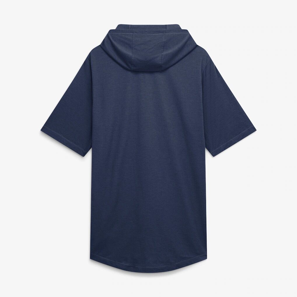 Atlanta Braves Nike Arched Wordmark Tri-Blend Hooded T-Shirt