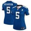 Anthony Richardson Indianapolis Colts Nike Women's Alternate Legend Player Performance Top - - Front View