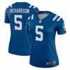 Anthony Richardson Indianapolis Colts Nike Women's Legend Player Performance Top - - Front View