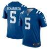 Anthony Richardson Sr. Indianapolis Colts Nike Legend Player Performance Top - - Front View