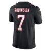 Bijan Robinson Atlanta Falcons Nike Alternate Vapor F.U.S.E. Limited Jersey - Black - Detail View