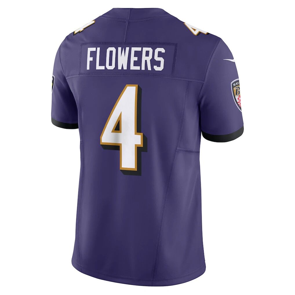 Zay Flowers Baltimore Ravens Nike Vapor F.U.S.E. Limited Jersey