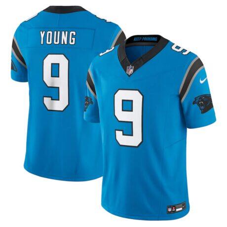Bryce Young Carolina Panthers Nike Vapor F.U.S.E. Limited Jersey - Blue - Front View