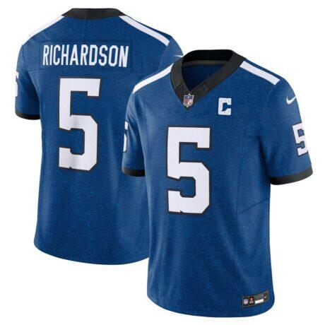 Anthony Richardson Indianapolis Colts Nike Alternate Vapor F.U.S.E. Limited Jersey - - Front View