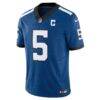 Anthony Richardson Indianapolis Colts Nike Alternate Vapor F.U.S.E. Limited Jersey - - Side View