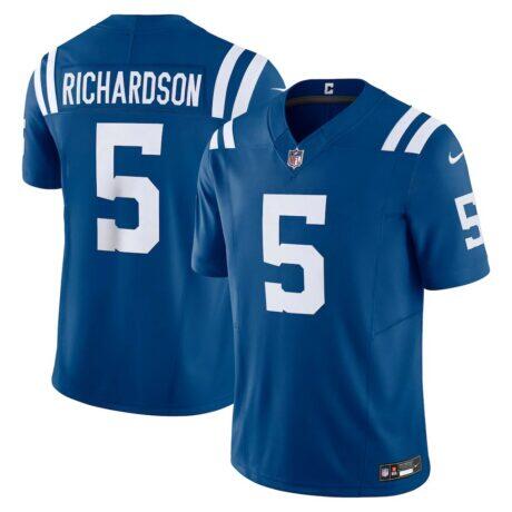 Anthony Richardson Indianapolis Colts Nike Vapor F.U.S.E. Limited Jersey - - Front View