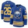 Rasmus Dahlin Buffalo Sabres Fashion7 Premium Jersey with Captain's Patch - - Front View