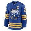 Rasmus Dahlin Buffalo Sabres Fashion7 Premium Jersey with Captain's Patch - - Side View