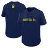 Nashville SC Fashion7 Maximum Intensity Button-Up Jersey - Navy - Front View