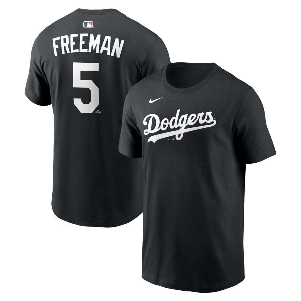 Freddie Freeman Los Angeles Dodgers Nike Name & Number T-Shirt