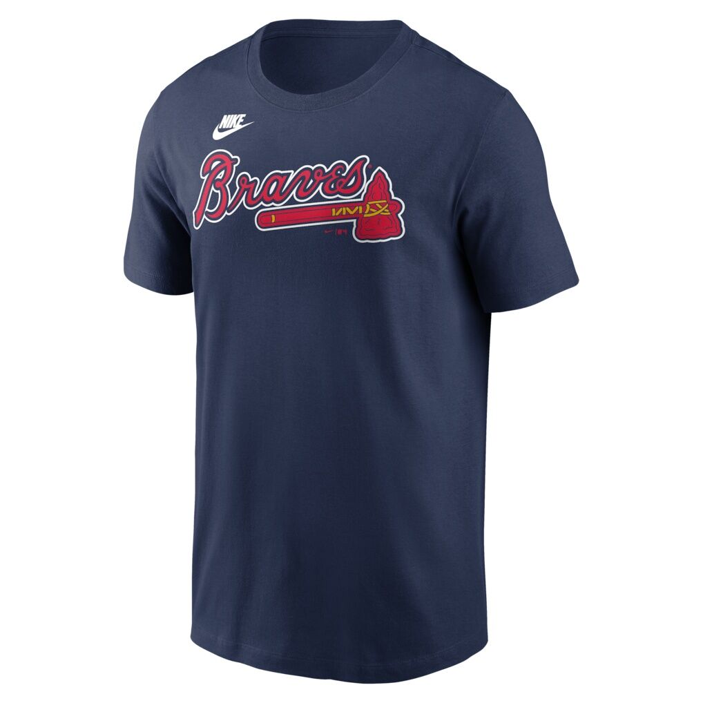 Chipper Jones Atlanta Braves Nike Cooperstown Collection Name & Number T-Shirt
