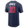 Chipper Jones Atlanta Braves Nike Cooperstown Collection Name & Number T-Shirt - Navy - Side View