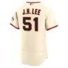 Jung Hoo Lee San Francisco Giants Nike Home Authentic Jersey - Cream - Detail View