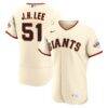 Jung Hoo Lee San Francisco Giants Nike Home Authentic Jersey - Cream - Front View