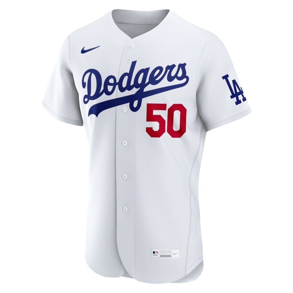 Mookie Betts Los Angeles Dodgers Nike Home Authentic Jersey