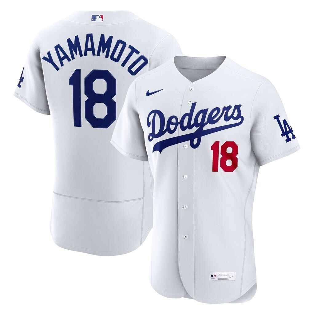 Yoshinobu Yamamoto Los Angeles Dodgers Nike Home Authentic Jersey