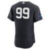 Aaron Judge New York Yankees Nike Alternate Authentic Sponsor Patch Jersey - Navy - Detail View