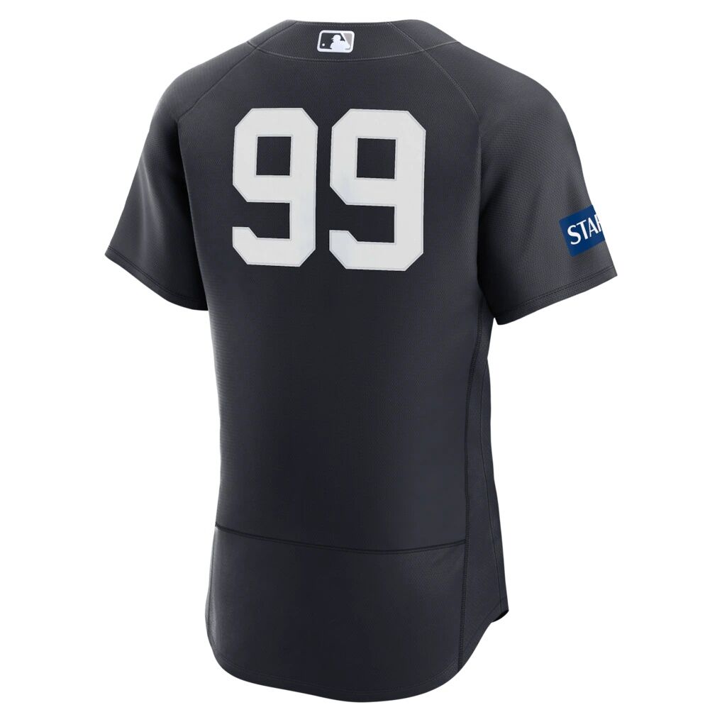 Aaron Judge New York Yankees Nike Alternate Authentic Sponsor Patch Jersey