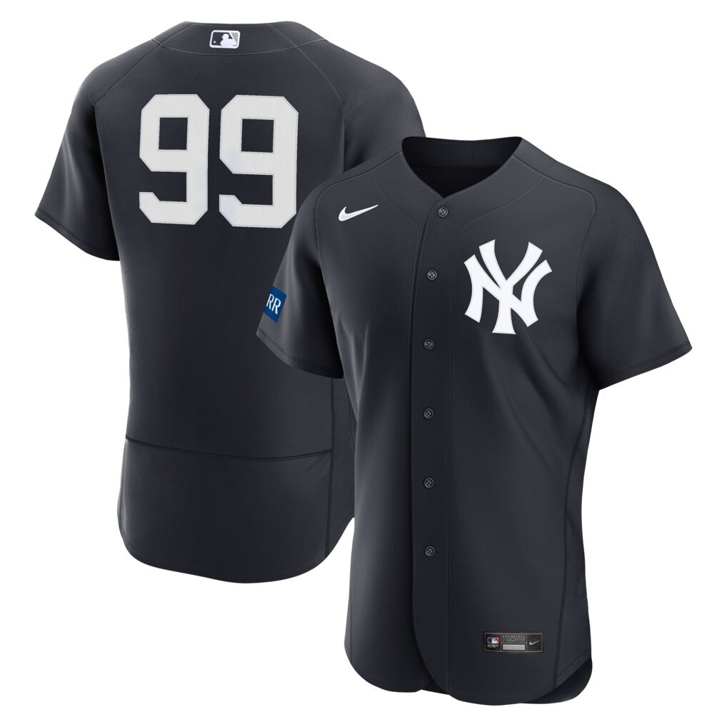 Aaron Judge New York Yankees Nike Alternate Authentic Sponsor Patch Jersey
